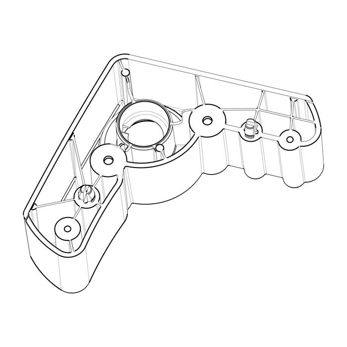 foot support, rear