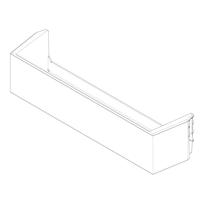 flessenrek, neutraal, 7902, 440.5x102mm