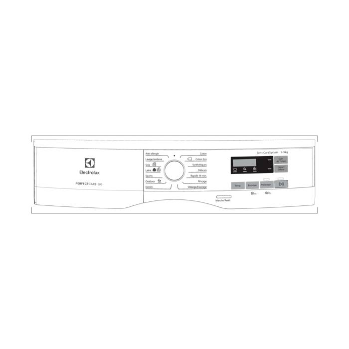 bandeau, blanc, Electrolux
