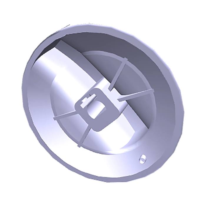 White Oven Control Knob