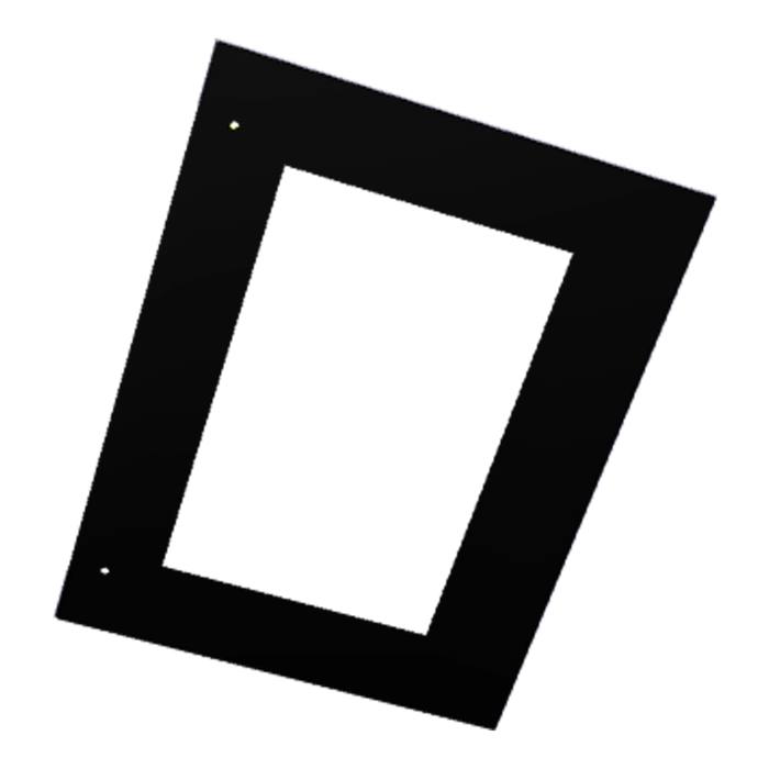 Montage Türglas - 592x463mm