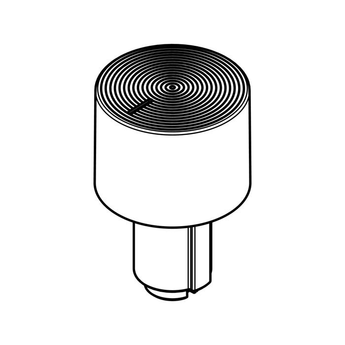 knob, function, black, 10+0