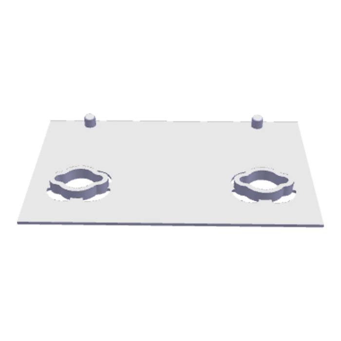 Distanzstück,Scharnier,Boden,45x29mm