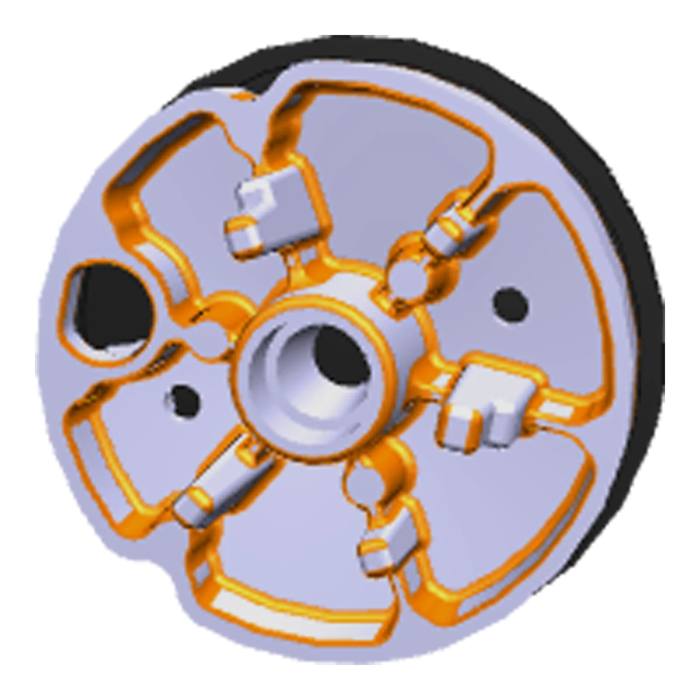 assembly, crown, burner top
