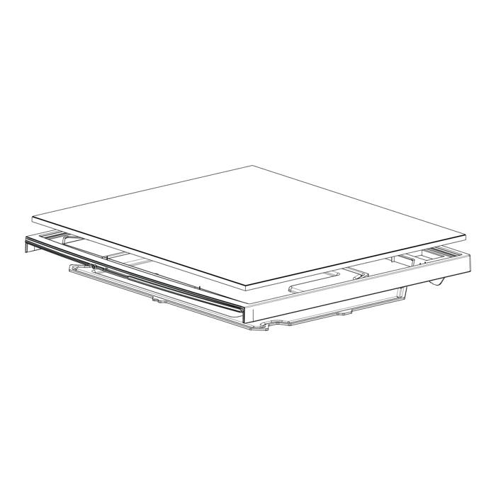 work top, assembly, silver, 7959,597x501,6mm