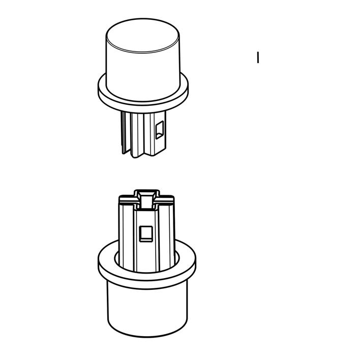Bouton marche/arrêt pour lave-vaisselle