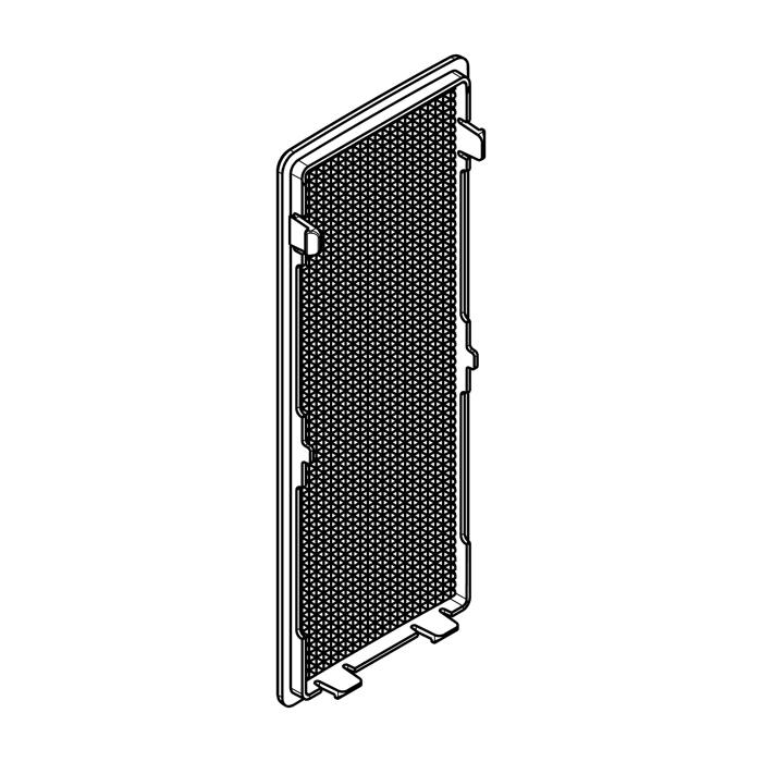 lens, cover, air channel