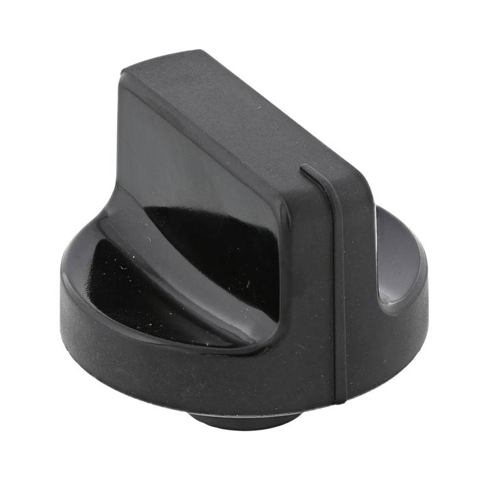 knop, gas, zwart,