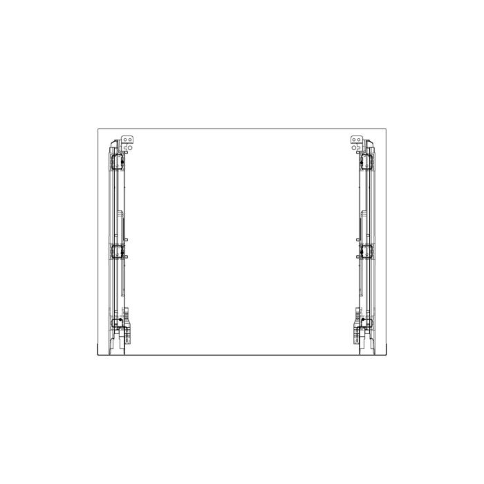 front glass, white, 594x465mm