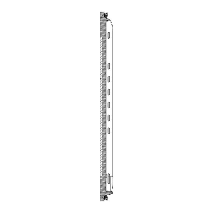 Porte de réfrigérateur, blanc, 538x950 mm, VIP