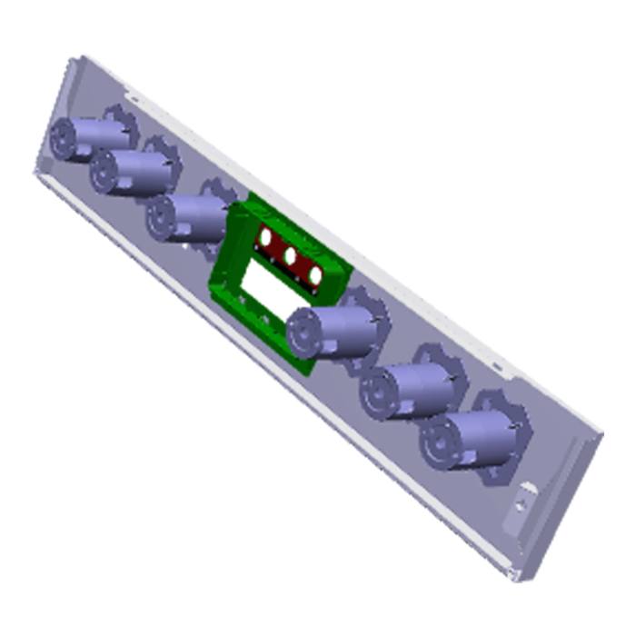 control panel,inox,60cm, SET, 6K