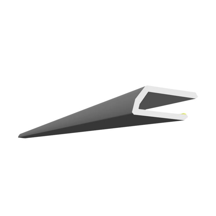 bordo, ripiano vetro, anteriore, 482mm