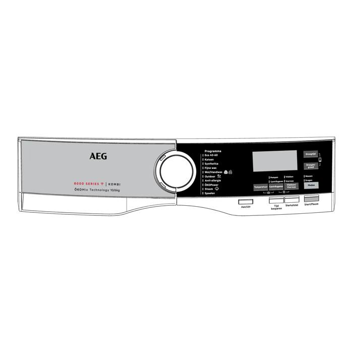 control panel, white, AEG