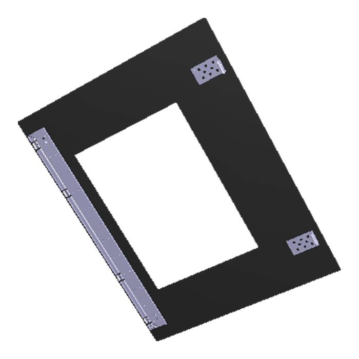 Door Glass Assembly - 594X463mm