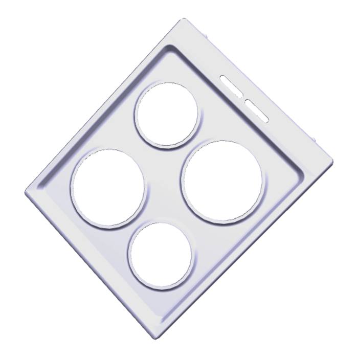 knob, thermostat, white