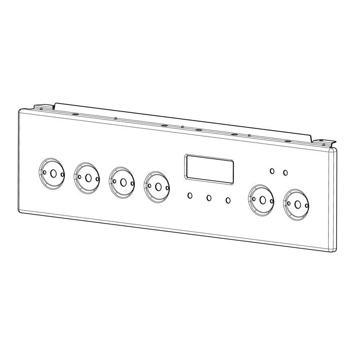 manöverpanel, vit, 50cm,7K