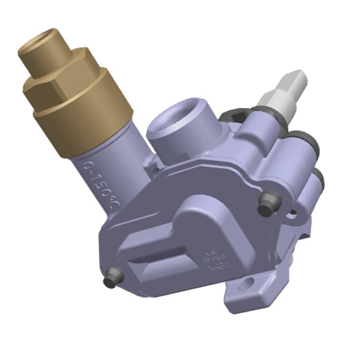 gas tap, semi-rapid, d=0.32 G25-25mbar