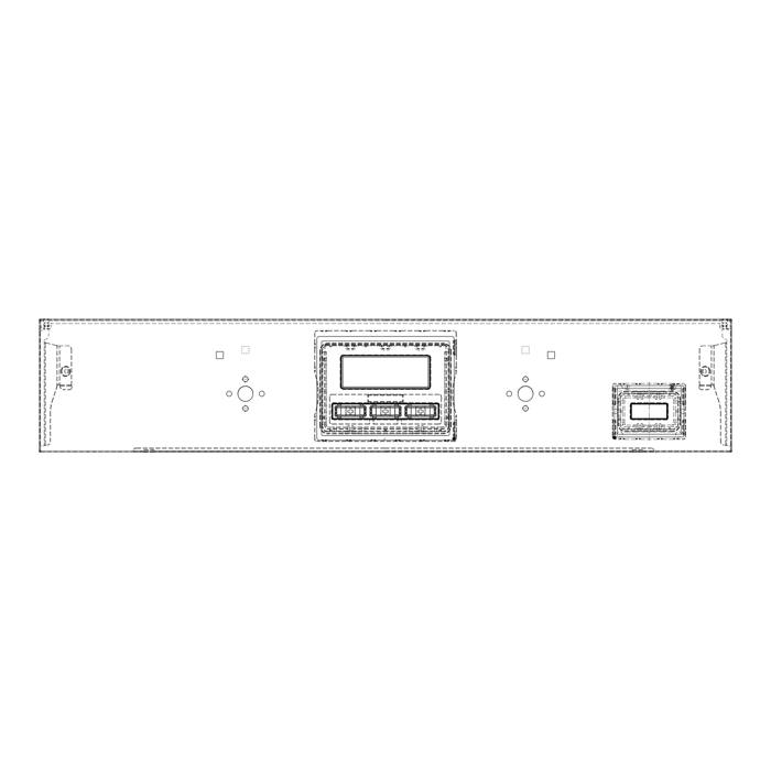BEDIENBLENDE,INOX,60CM,SET,2K