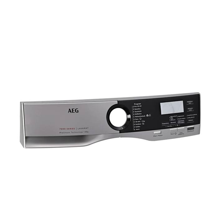 control panel, silver, AEG