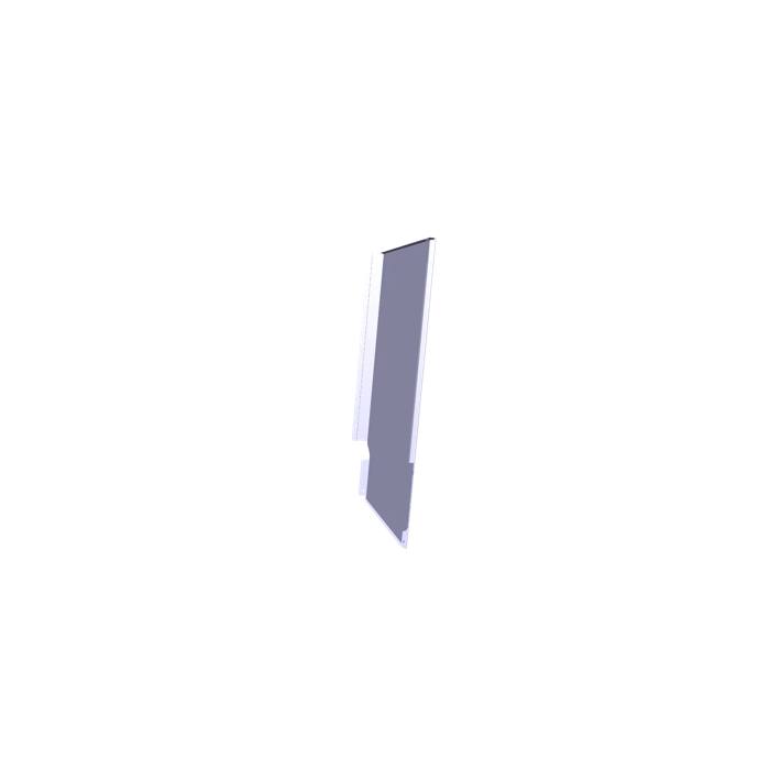 panel derecho, blanco, 519x808mm