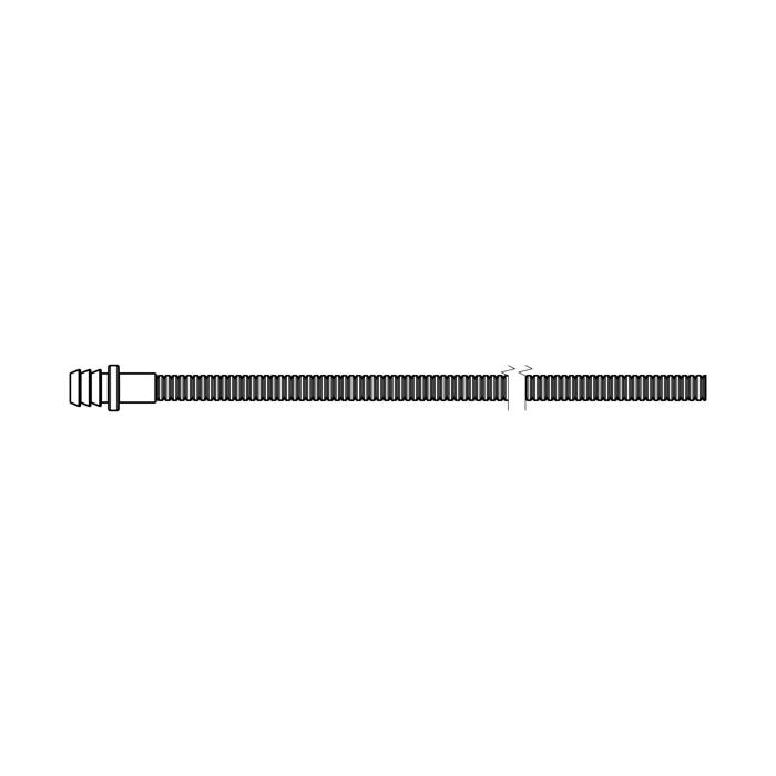 ventilating tube,black,L=1410mm