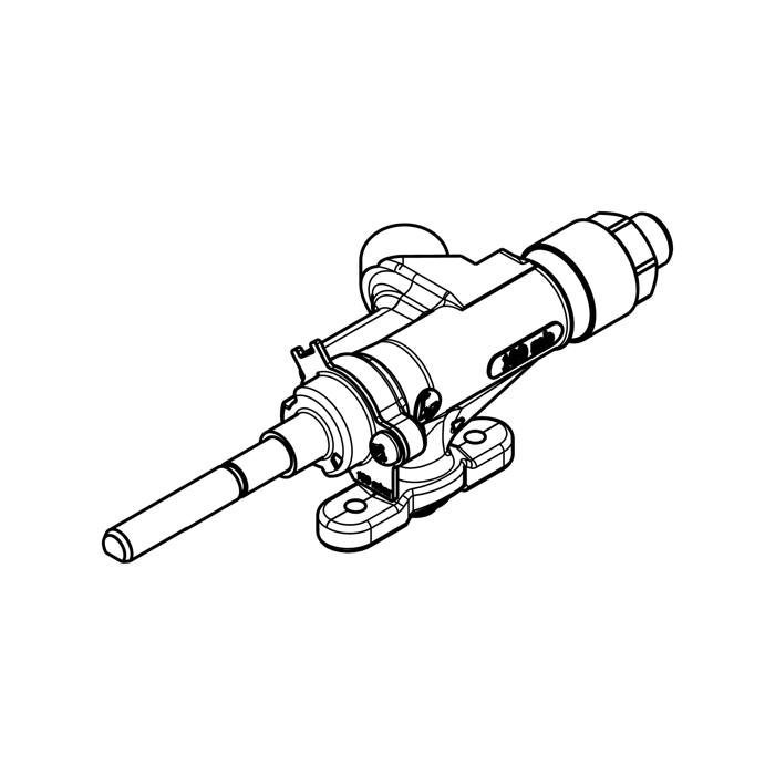 gas tap,semi-rapid,right,d=0.48 NG