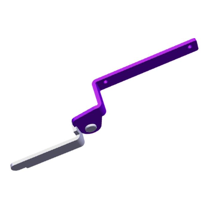 hinge, lid, right