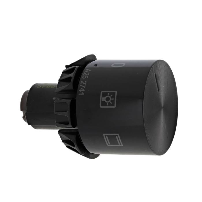knob, function, black, 6+0