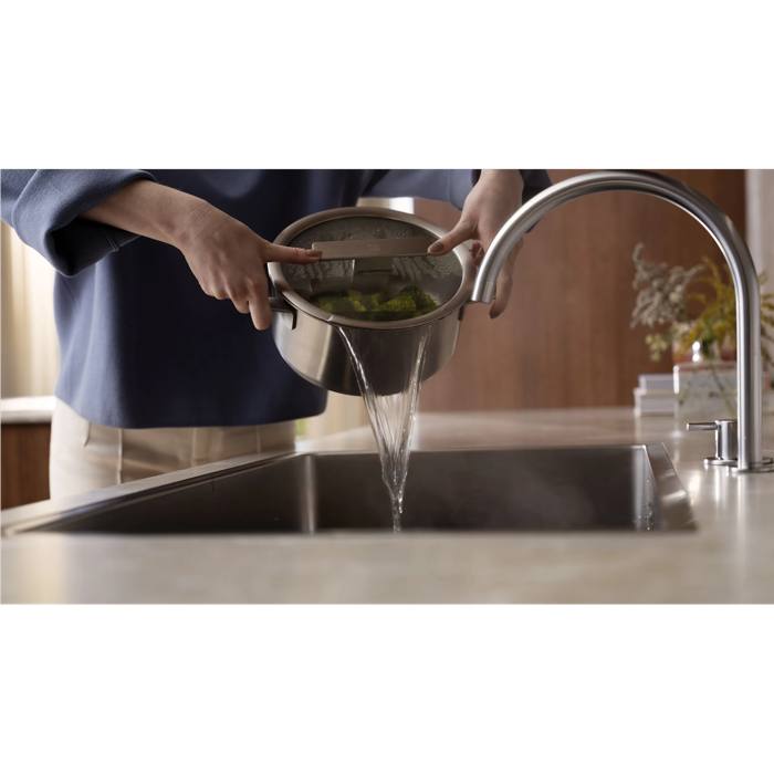 Couvercle en verre multifonctionnel de 28 cm pour poêle et WOK Easy2Clean