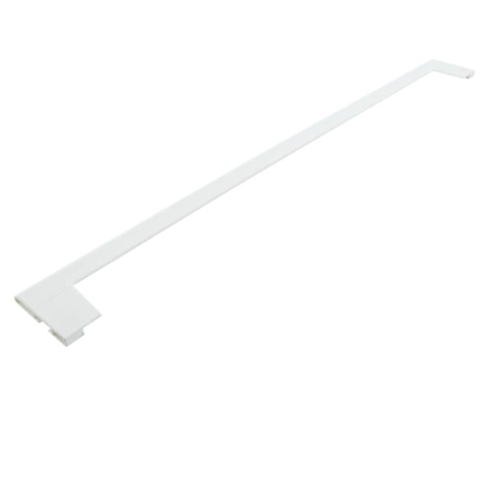 Baguette pour rebord frontal de clayette en verre de réfrigérateur
