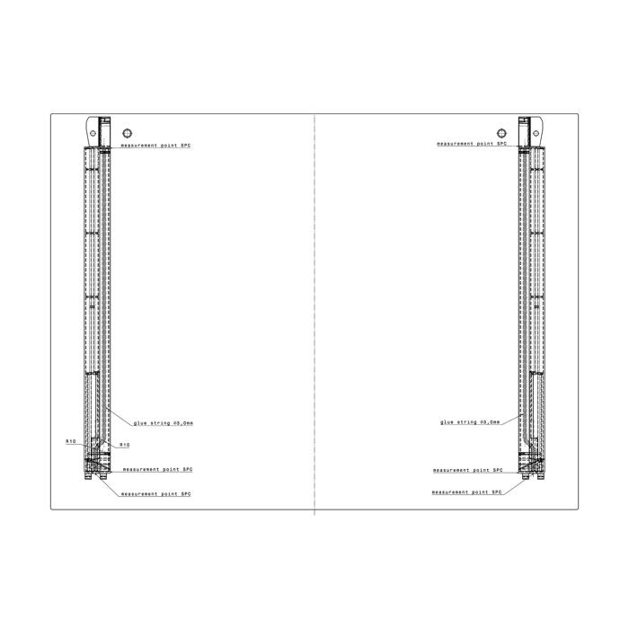 Door Glass Assembly - 594X307mm