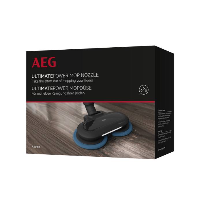 UltimatePower mop nozzle for Sakura: 1 x Porg wet nozzle, 1 x Pair of standard pads