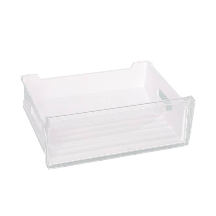 Freezer box with rails, transparent, 435x328x160