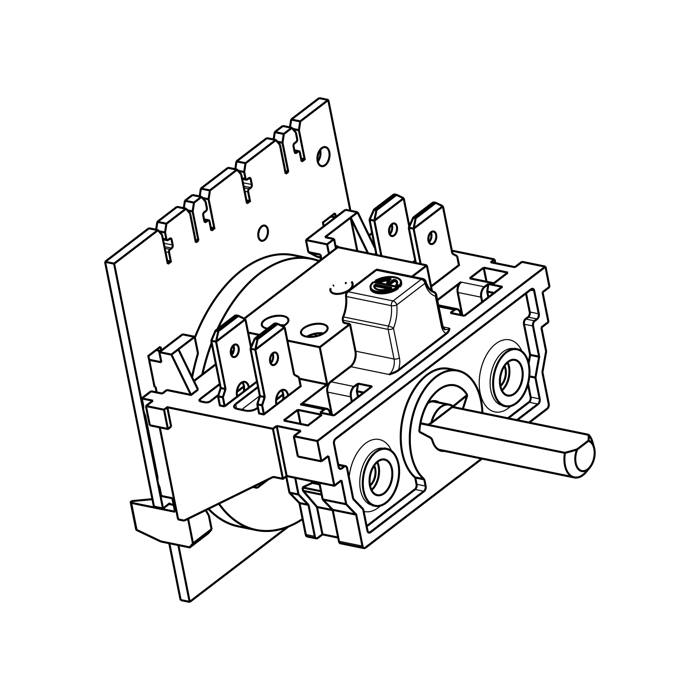Sélecteur rotatif,potentiomètr