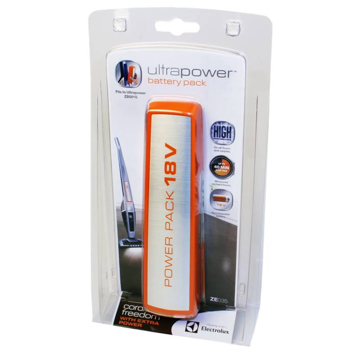 Náhradní lithiová baterie 18 V pro vysavač ZE035 UltraPower