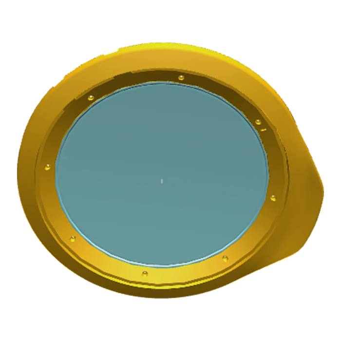 TÜRRAHMEN,VORNE,SILBER,Ø490MM