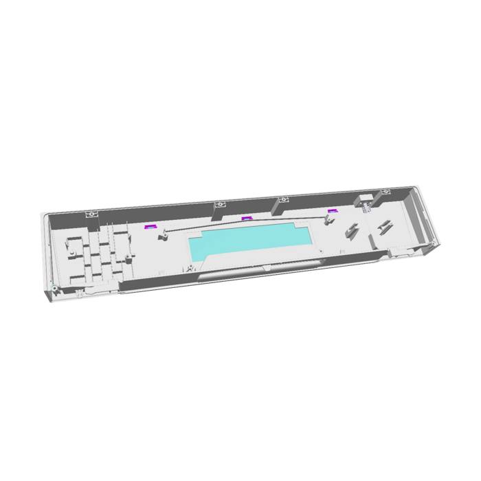 control panel, inox, AEG, EDW1850; [590mm]