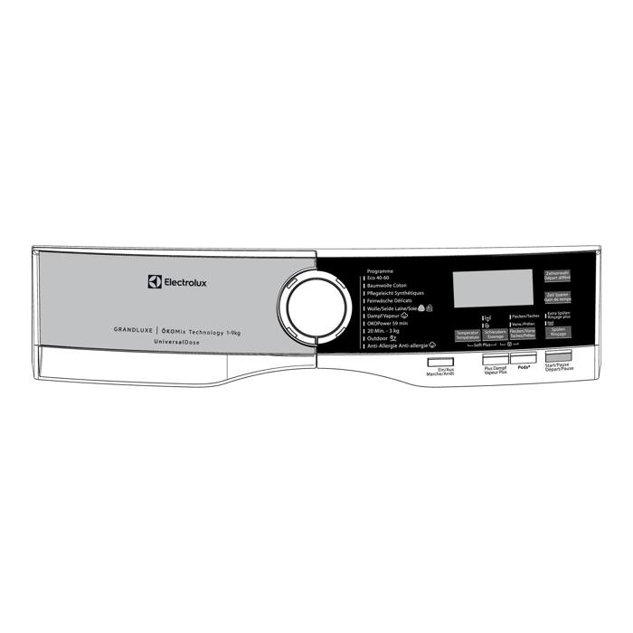 BEDIENBLENDE,WEISS,ELECTROLUX,