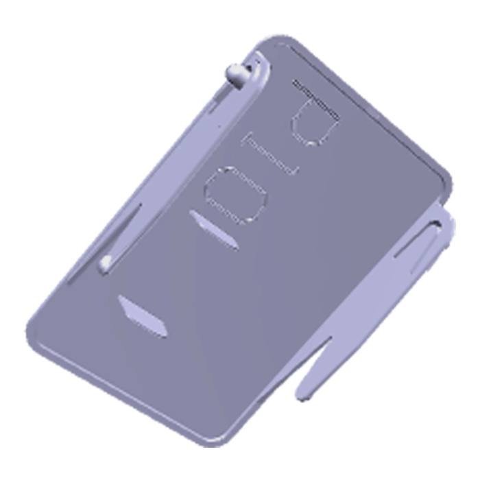 trampilla filtro, base, gris