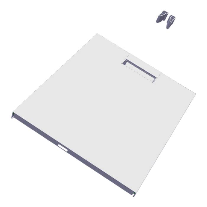 luckans ytterpanel, rostfri, Husqvarna