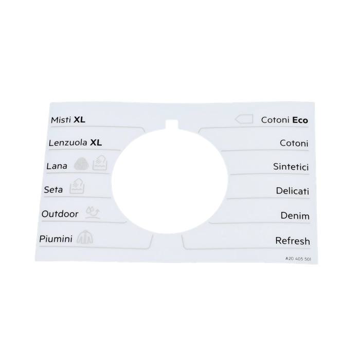 programme plate,knob,adhesive,IT