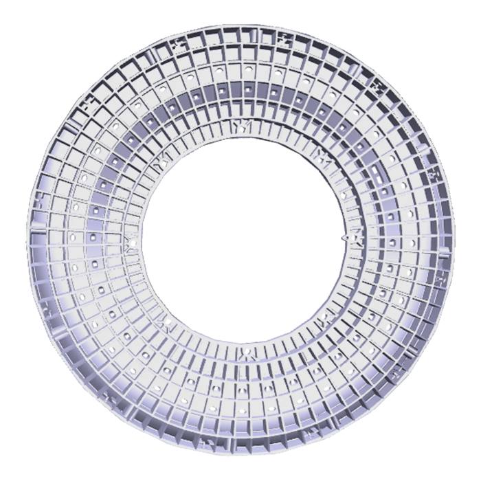flange, drum, bottom