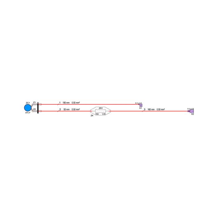 harness, drop resistor