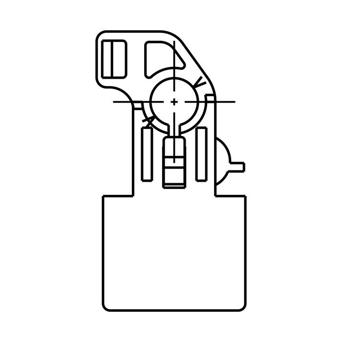push button switch, complete,
