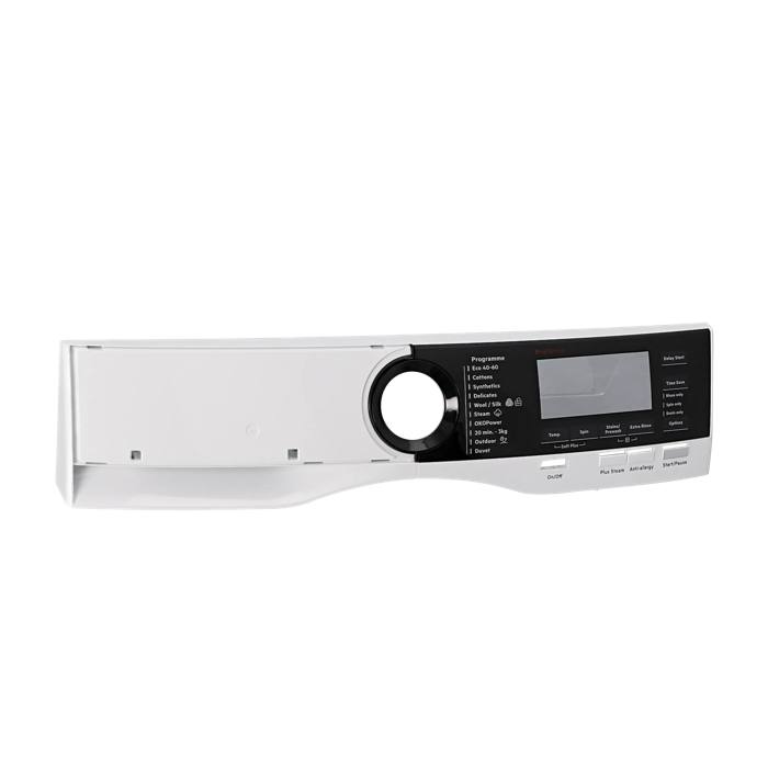 control panel, white
