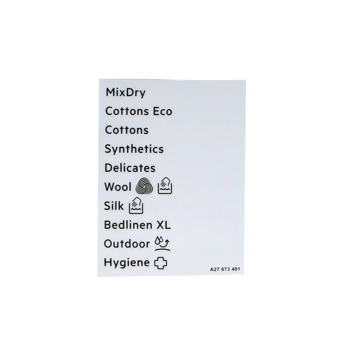 programme plate, adhesive, EN
