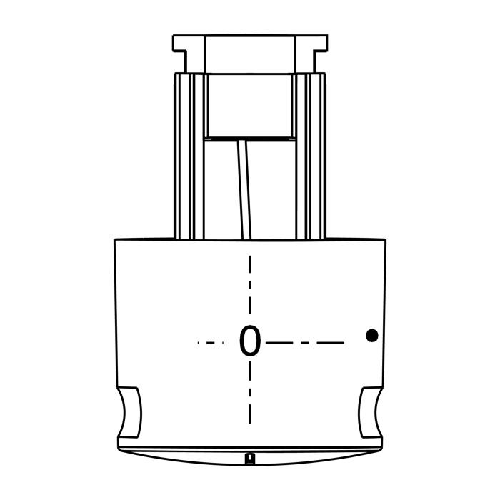 Knebel, Thermostat, Inox, 0-250