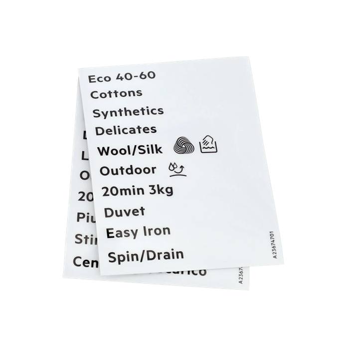 programme plate, knob, adhesive