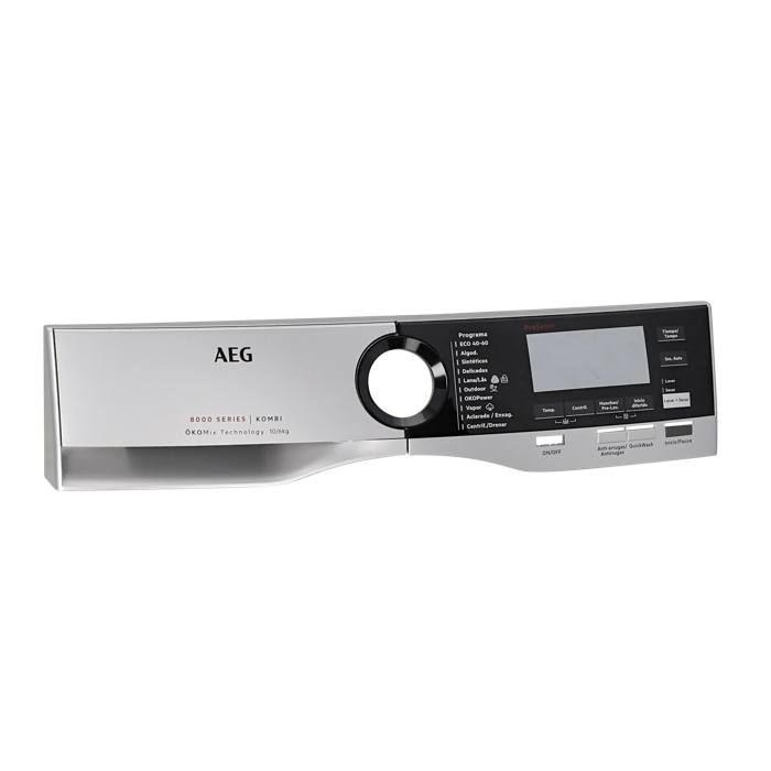 control panel, silver, AEG
