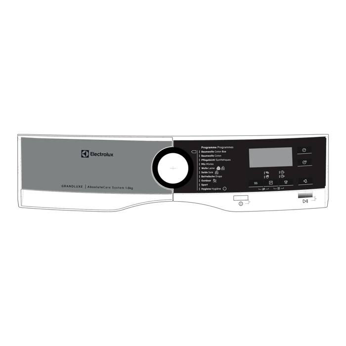 control panel, white, Electrolux